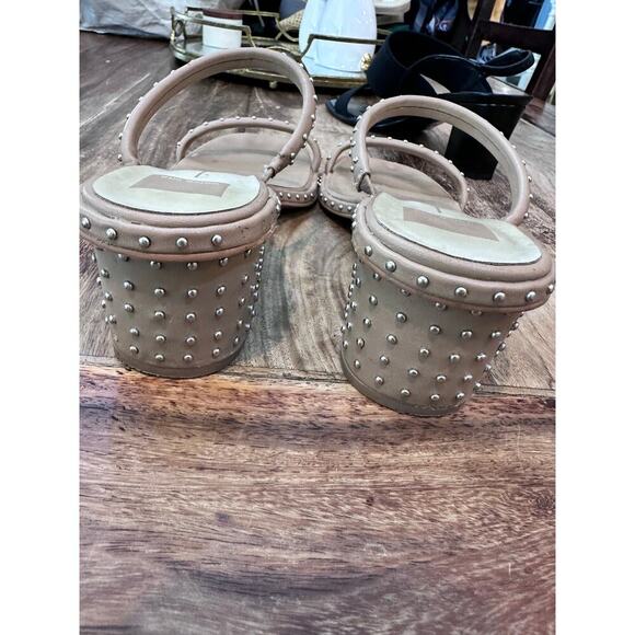 Dolce Vita Women's Tan Riya Studded Heels Size 10 - Picture 7 of 8